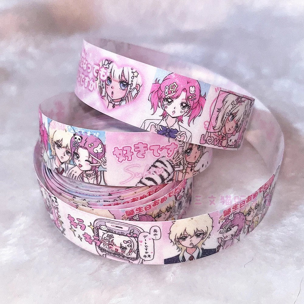 Gals! 💓Gyaru Glitter Washi Tape✨