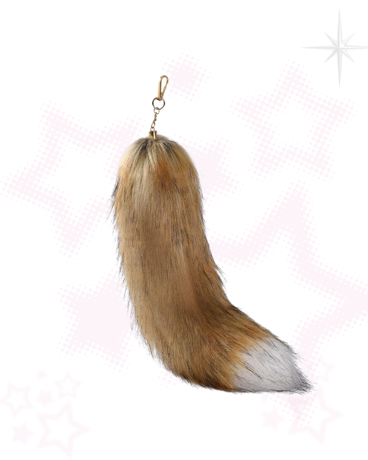 Fox Tail Keychain