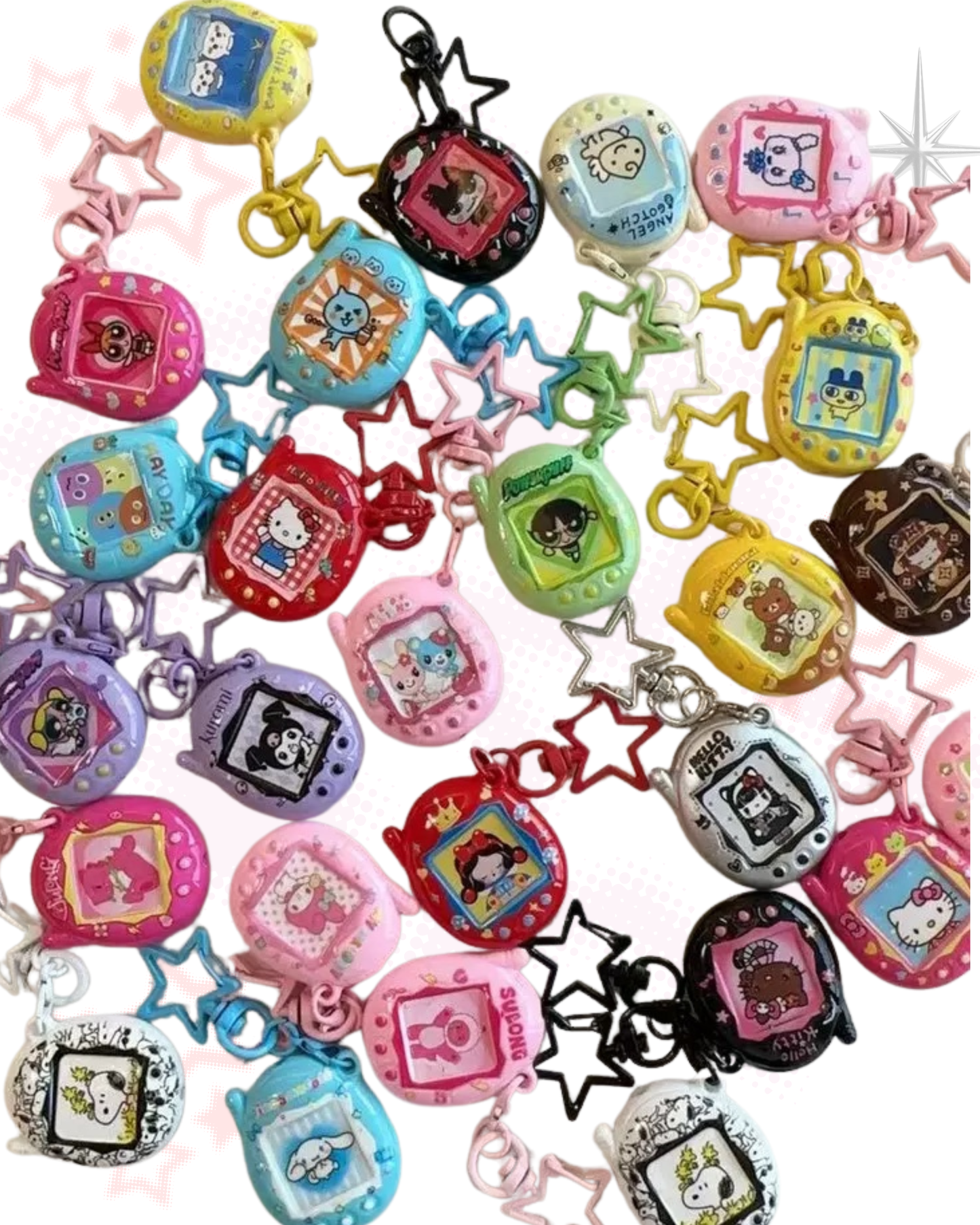 Retro tamagotchi Keychain Charm 💞