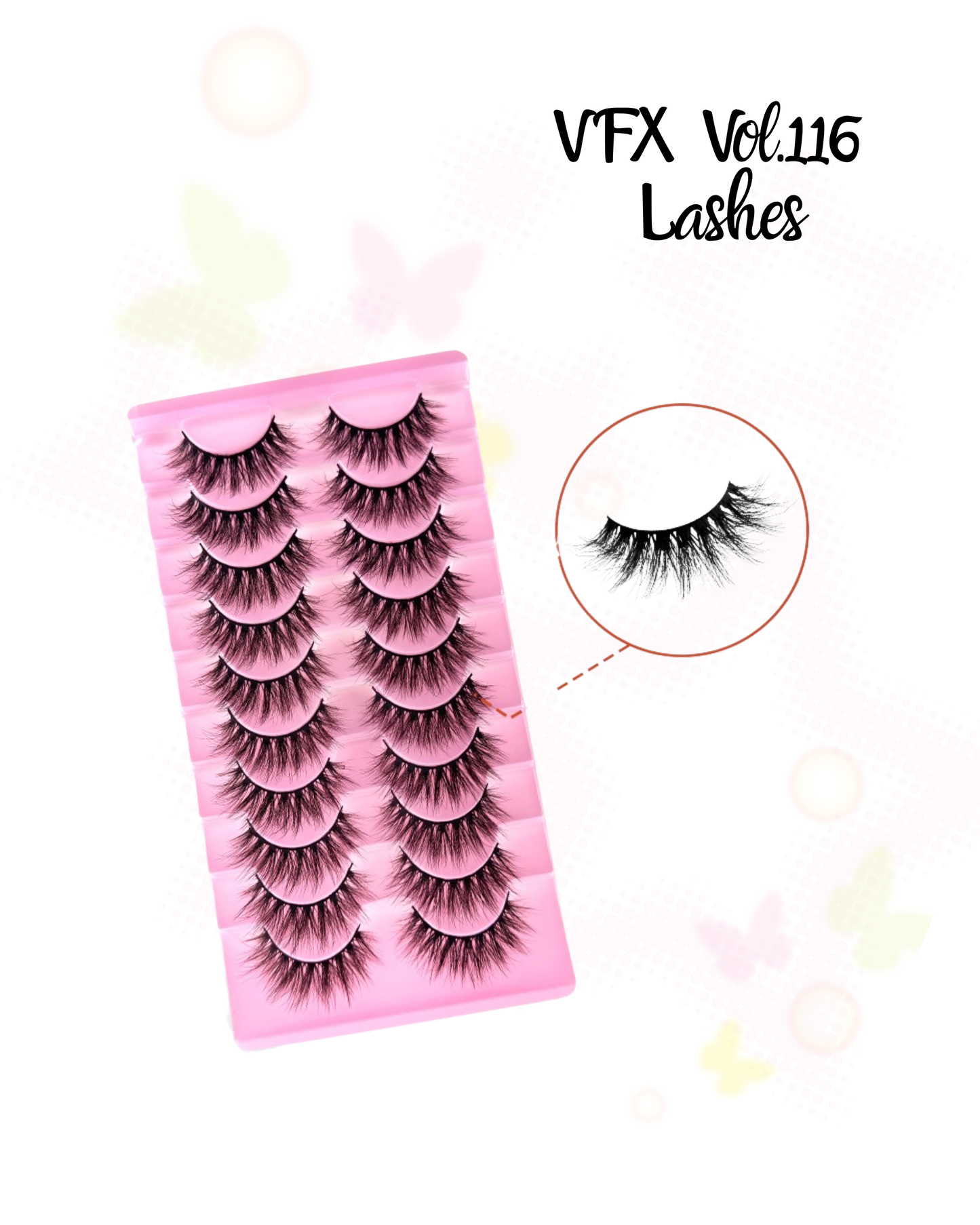 VFX Vol.116 Lashes - 10 pair set