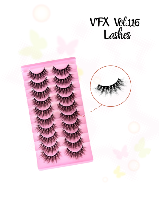 VFX Vol.116 Lashes - 10 pair set