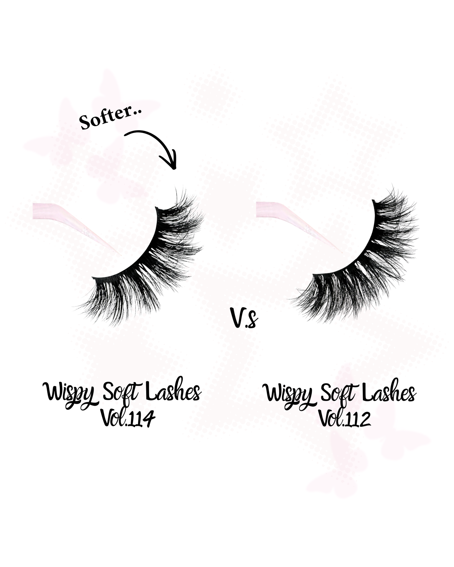 Wispy Soft Lashes Vol.114 - 10 pair set