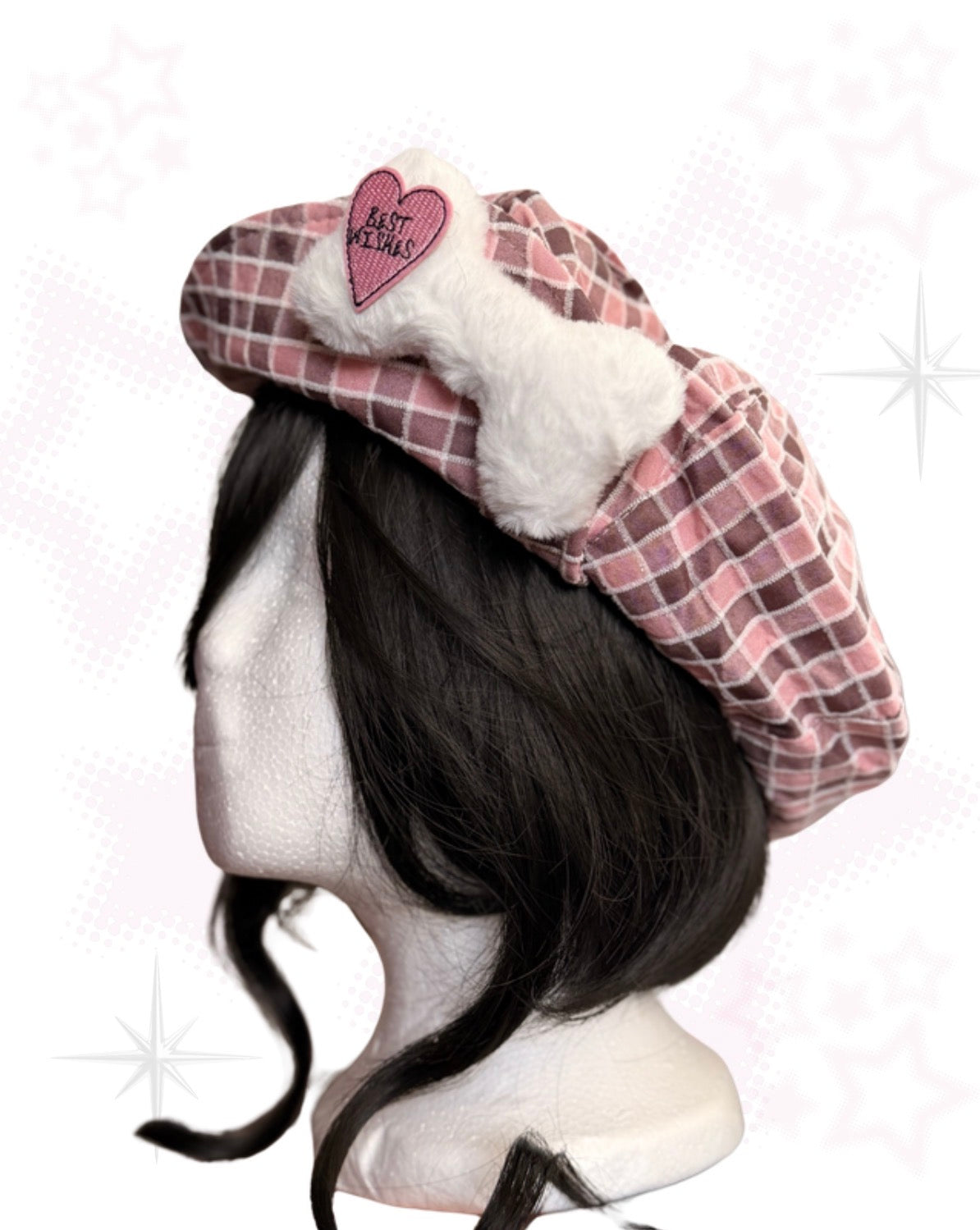 Pink Puppy Beret Hat 🐾💗