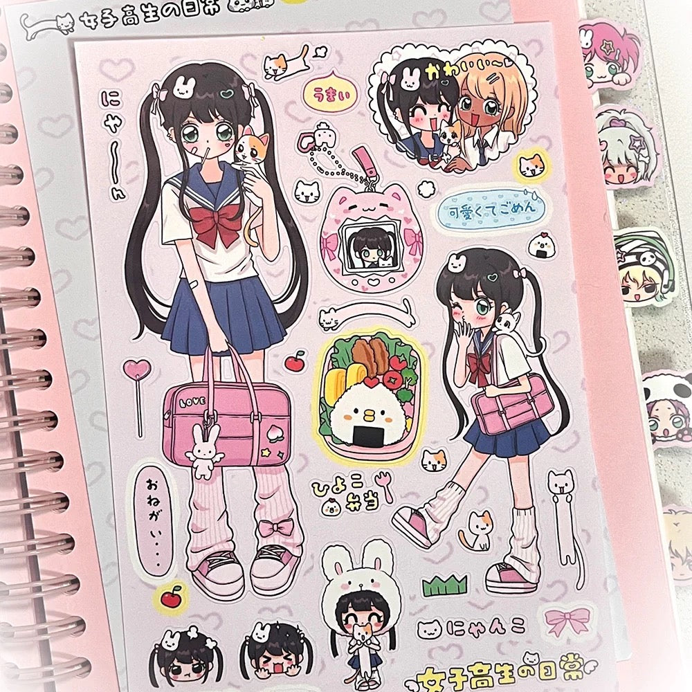 Shibuya Gal Stickers sheets