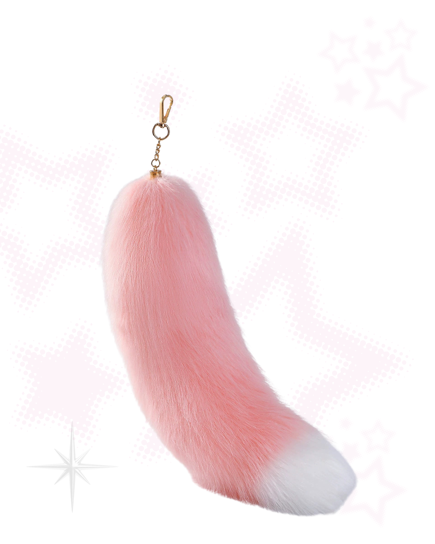 Fox Tail Keychain
