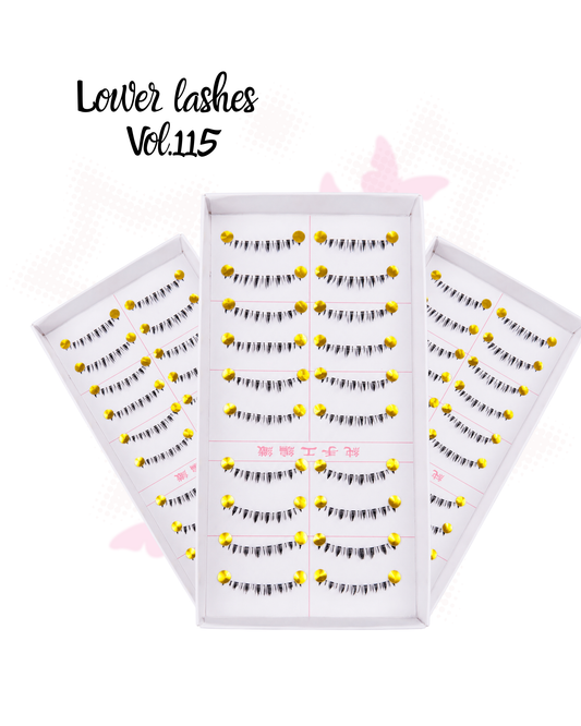 Lower Lashes Vol.115 - 20 pair set