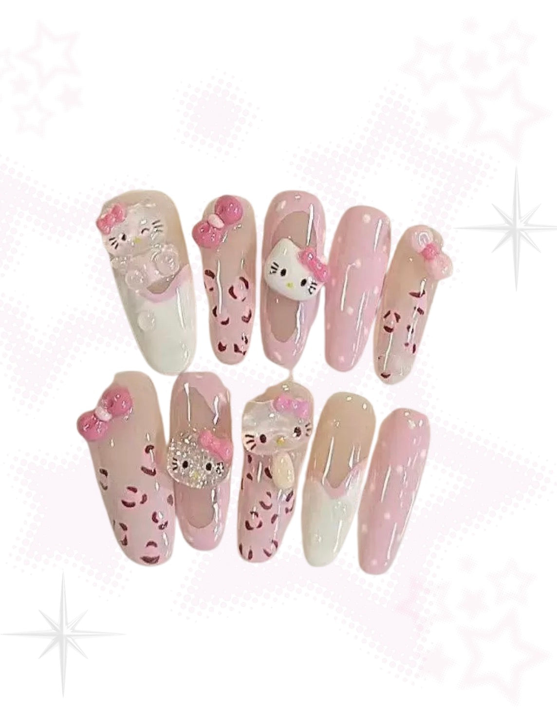 Hello Kitty Press-On Nails