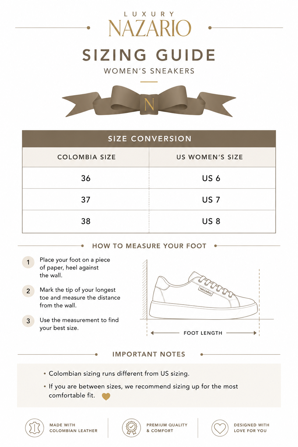 Nazario Collection Leather Platform Sneakers –