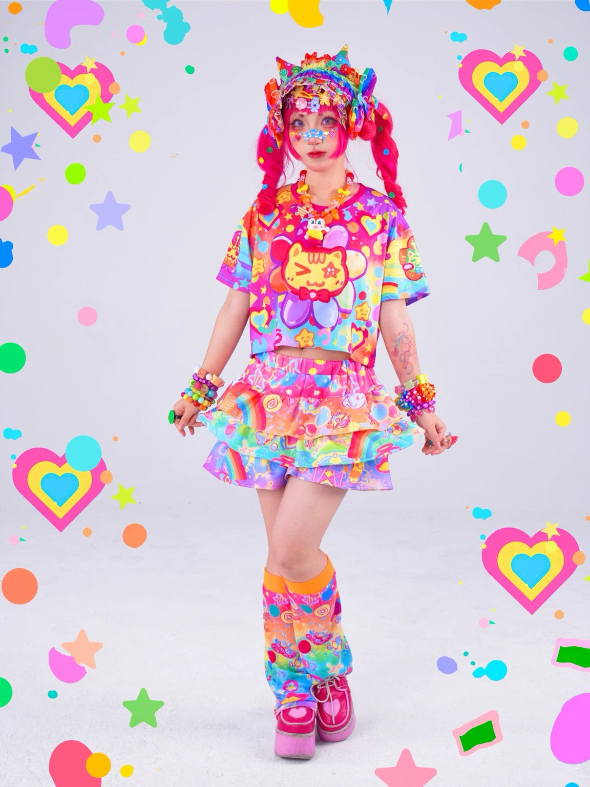Dream Bubble Decora shirt full outfit