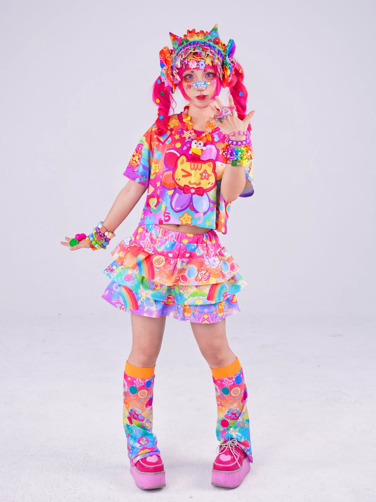 Dream Bubble colorful Decora shirt look