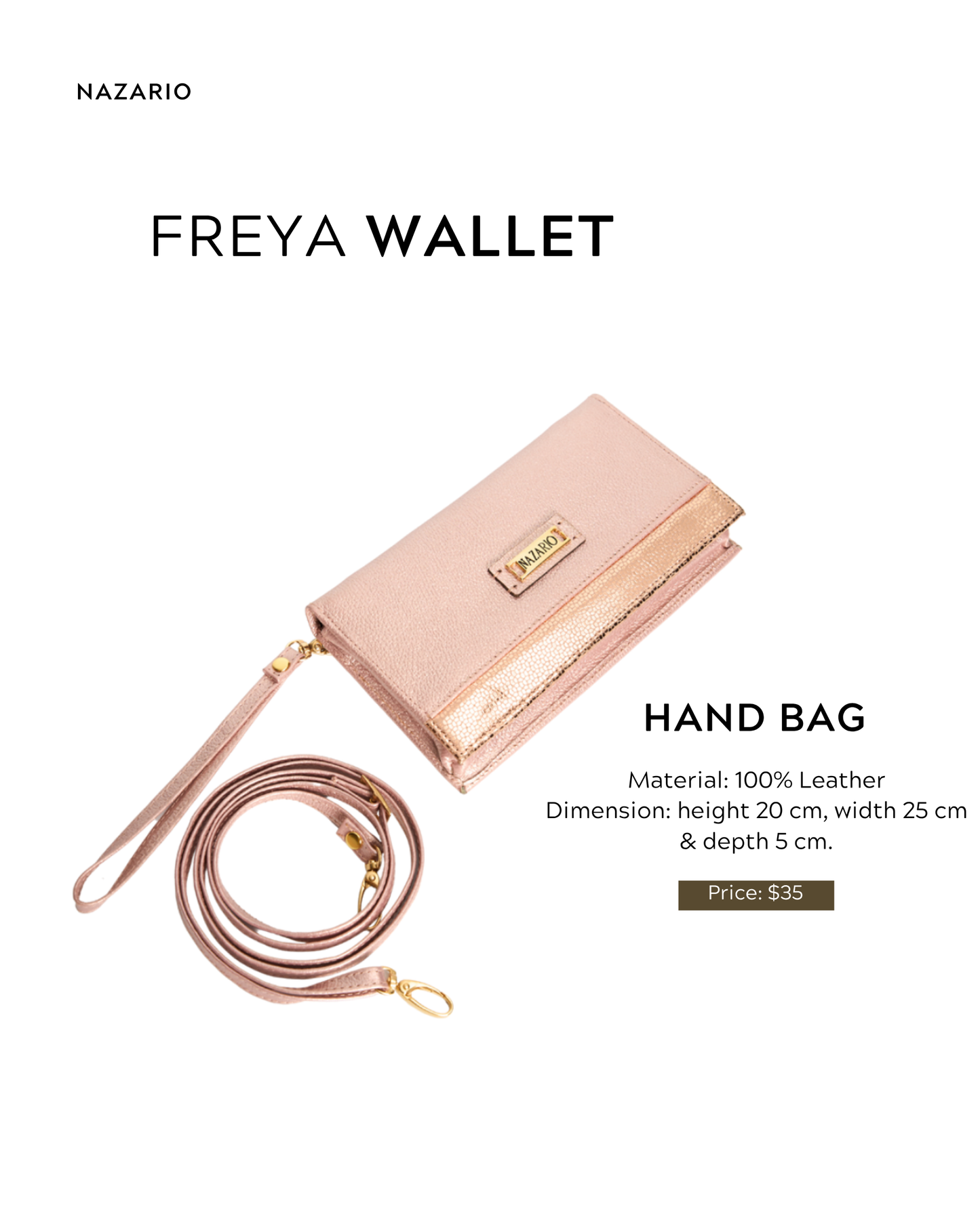 Freya Wallet (Rose Gold)