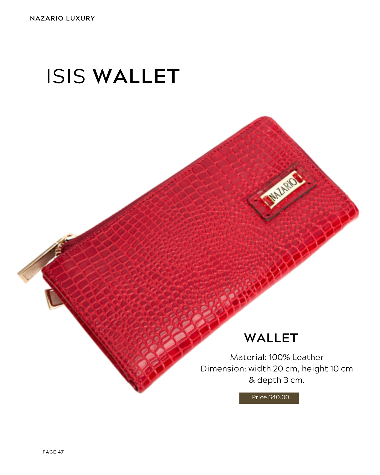 ISIS Wallet Red