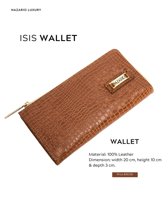 Isis Wallet Brown