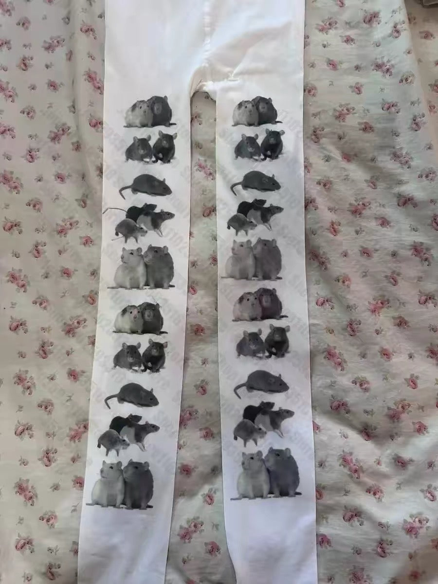 Second rat print stocking variation