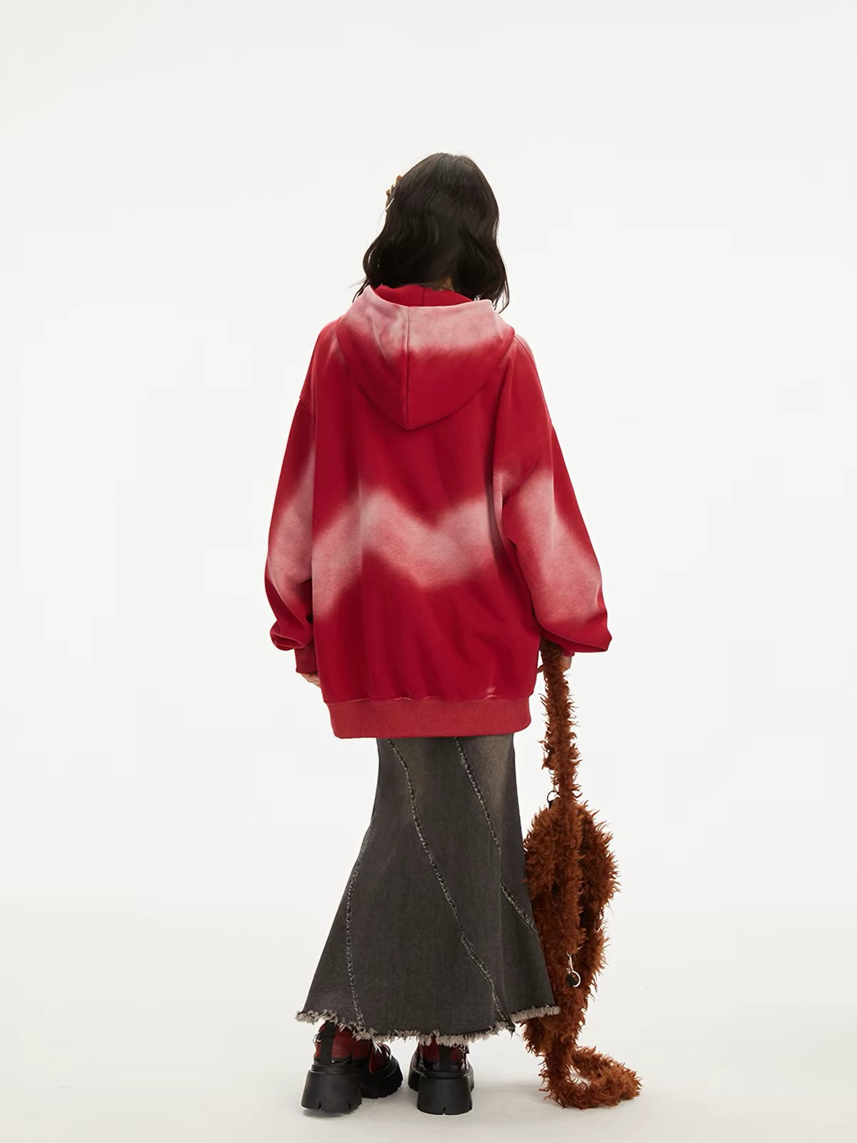 Butterfly Gradient Oversized Hoodie