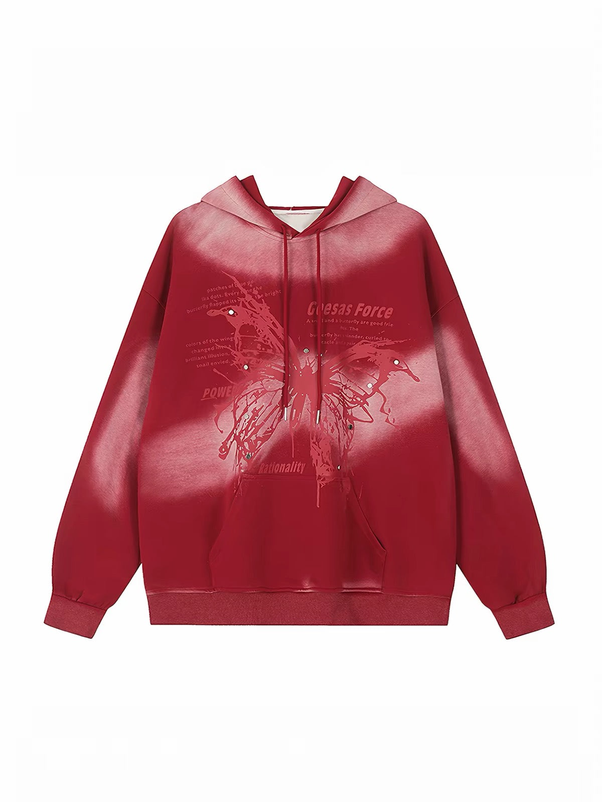 Butterfly Gradient Oversized Hoodie
