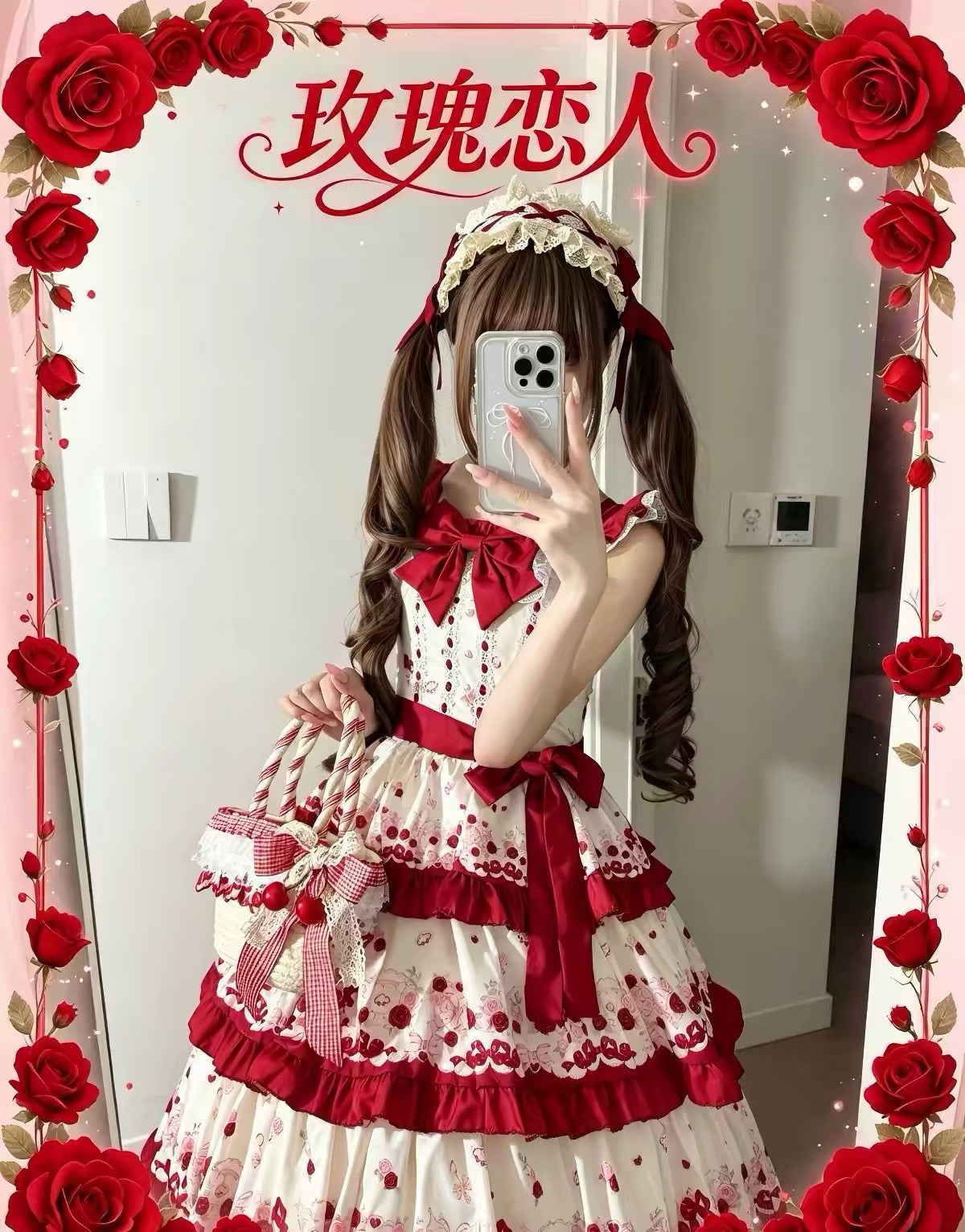 Rose Lover Lolita JSK styled look