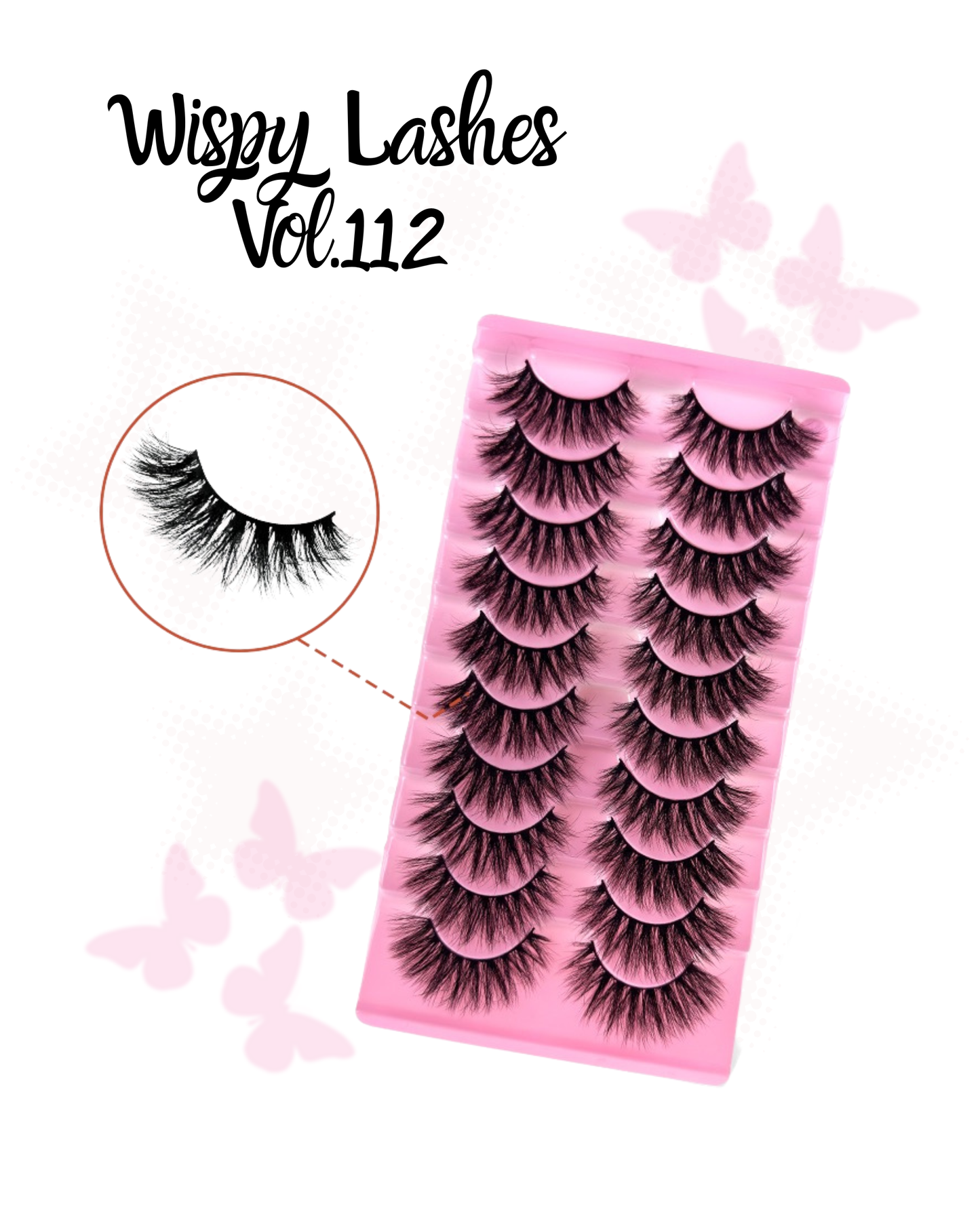 Wispy Lashes Vol.112- 10 pair set